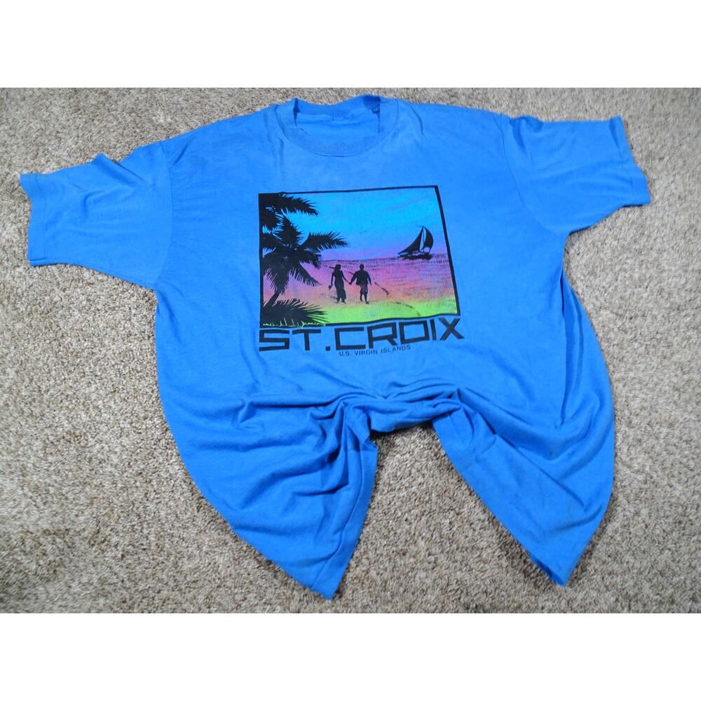 Vintage 90s St Croix Virgin Islands Shirt Single L
